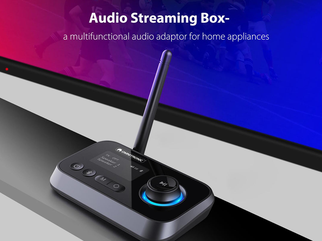 OMNITRONIC BDT-5.2PRO Ricetrasmettitore Aptx HD Bluetooth