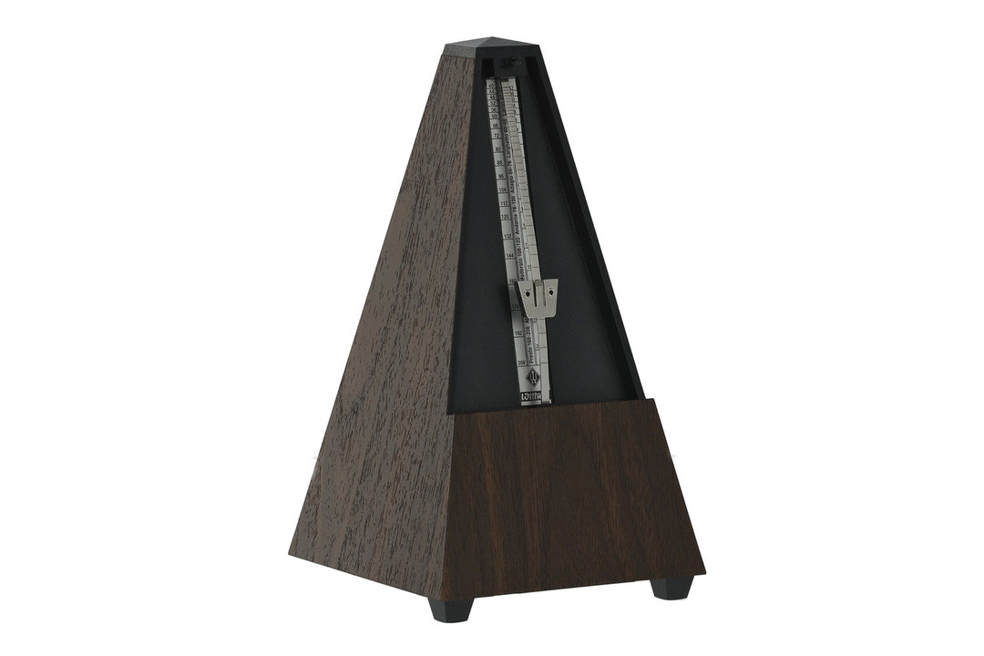 Wittner Metronomo a forma di piramide - Venatura di noce 814K