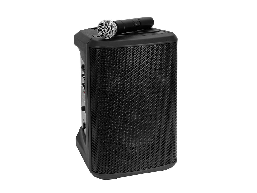 OMNITRONIC Set PORTY-8A Sistema PA wireless + Borsa morbida