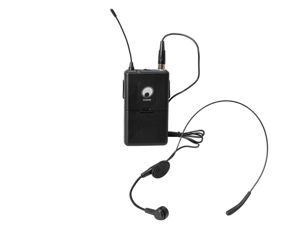 OMNITRONIC WAMS-12 Bodypack incl. Cuffia 865MHz