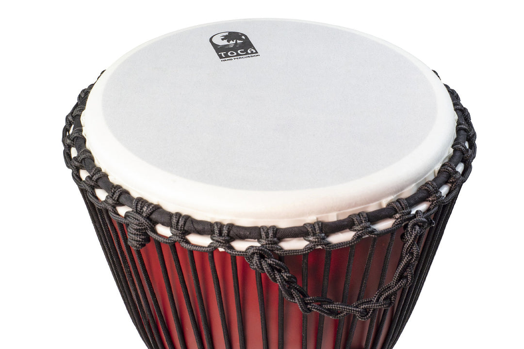 Toca Djembe Freestyle con accordatura a corda - matte racing red (SFDJ-10RR)