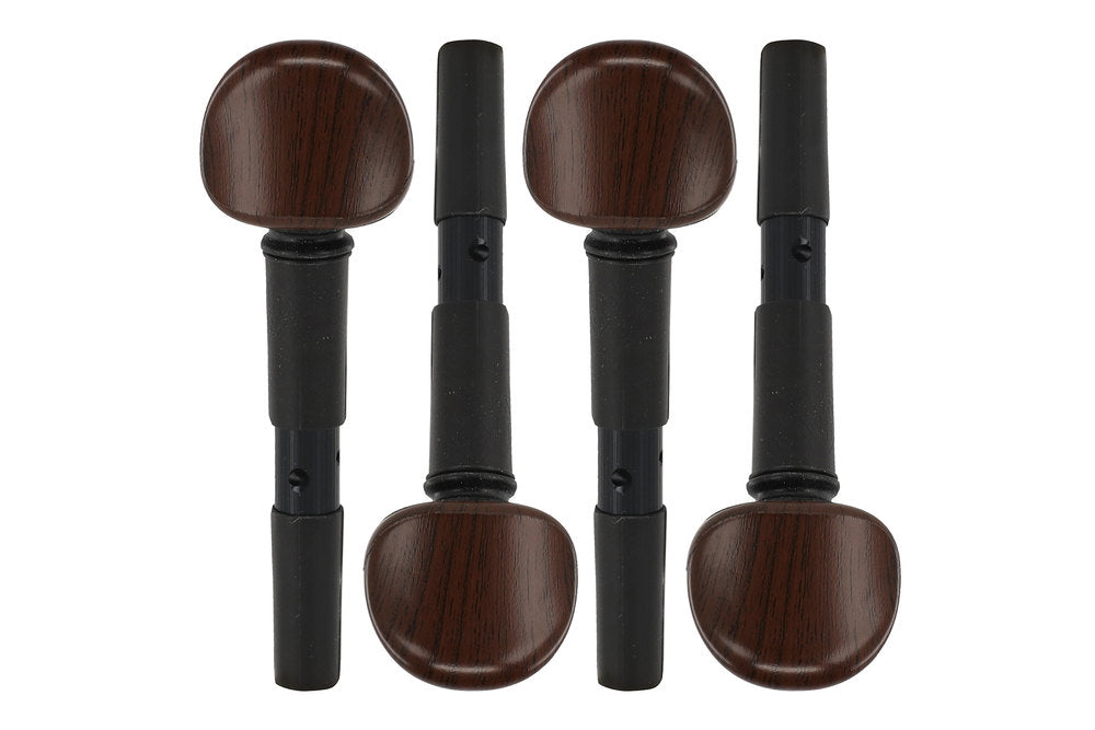 Wittner Finetune-Peg per violoncello 1/2-1/4, Ø 12,0 mm, 4 pezzi, color palissandro
