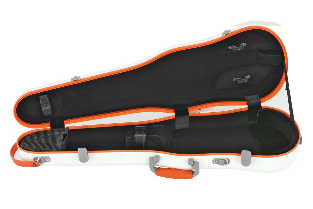 PURE GEWA custodie sagomate per violino Polycarbonate FUN - 4/4 - 1/2 (White / Blacj)