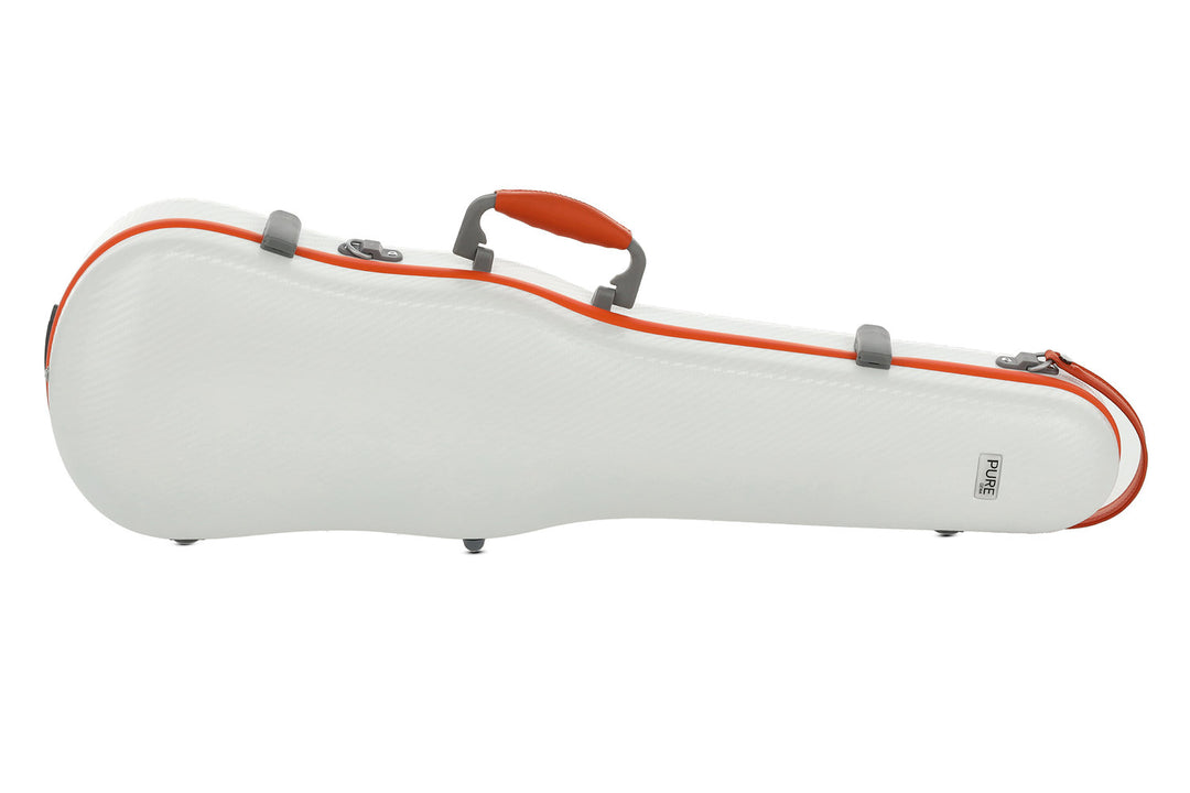 PURE GEWA custodie sagomate per violino Polycarbonate FUN - 4/4 - 1/2 (White / Blacj)