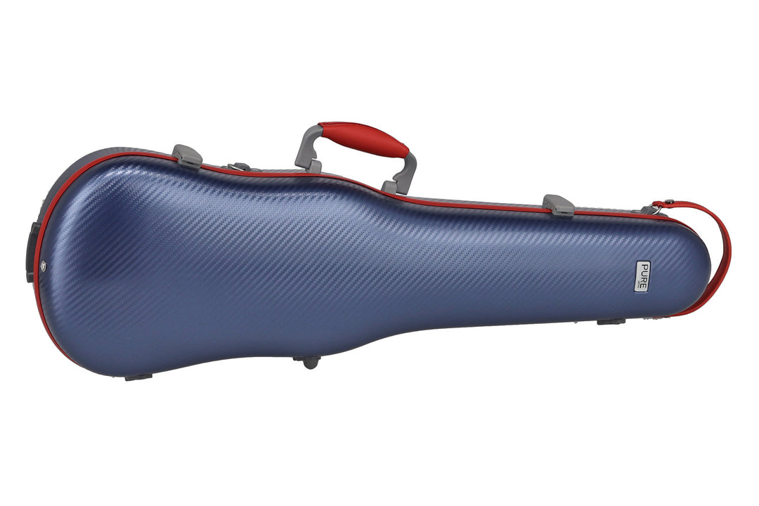 PURE GEWA Form shaped Violini cases Polycarbonate FUN - 4/4 - 1/2 (Blue / Black)