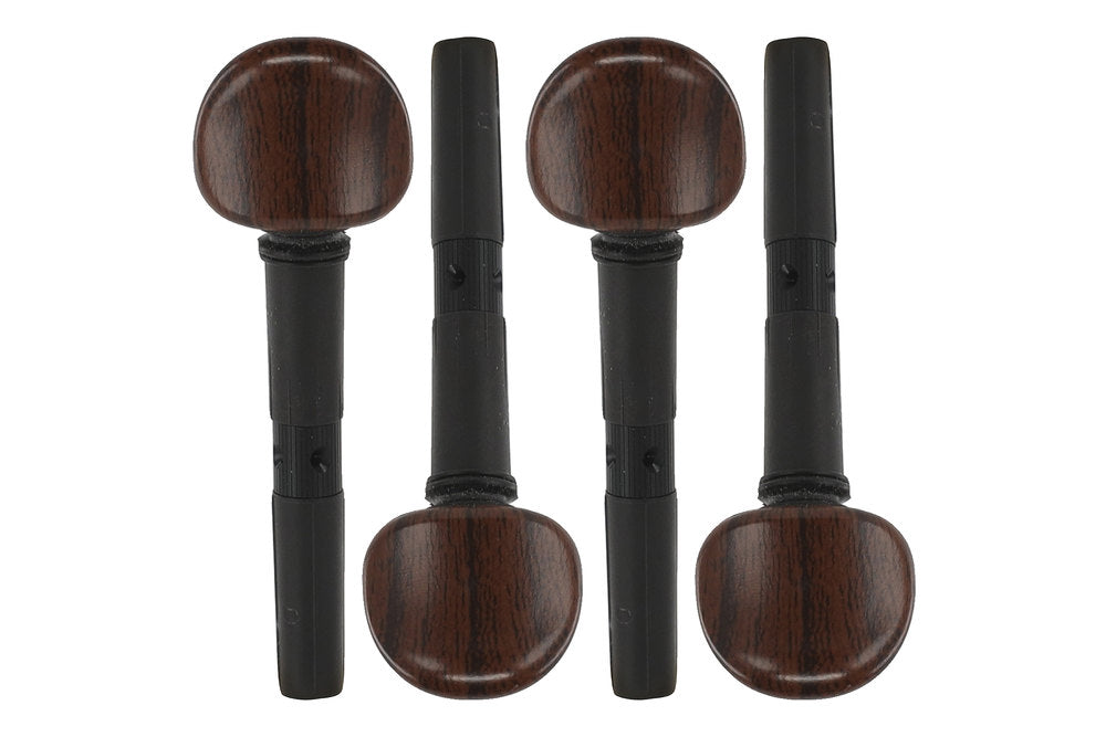 Wittner Finetune-Peg violino 1/2-1/4, Ø 7,2 mm, 4 pezzi, color palissandro