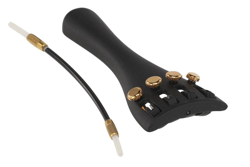 Wittner portacorde per violino 1/4, viti di regolazione dorate