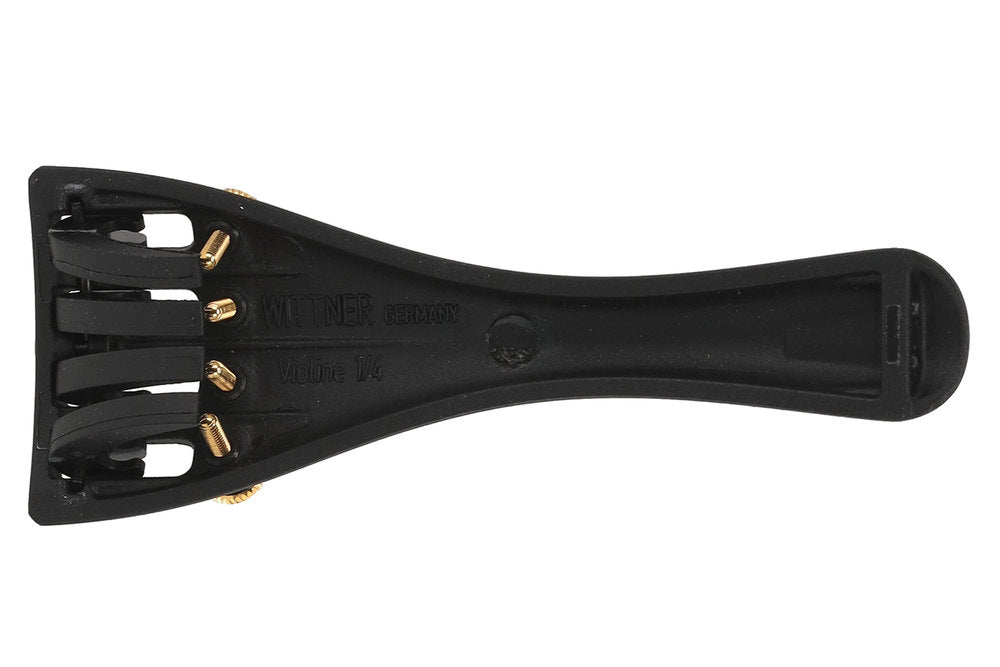Wittner portacorde per violino 1/4, viti di regolazione dorate