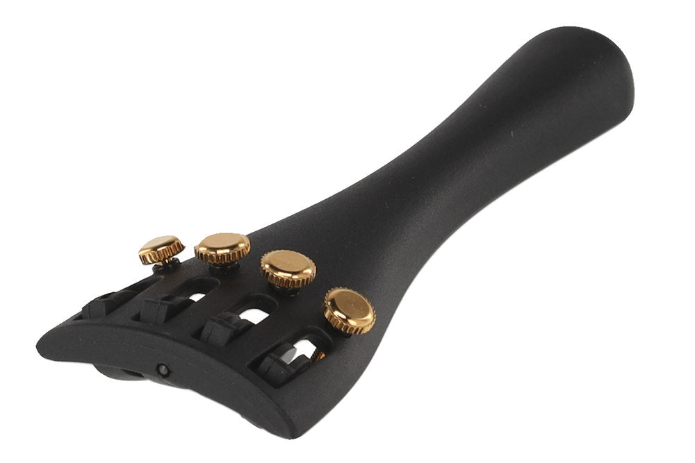 Wittner portacorde per violino 1/4, viti di regolazione dorate