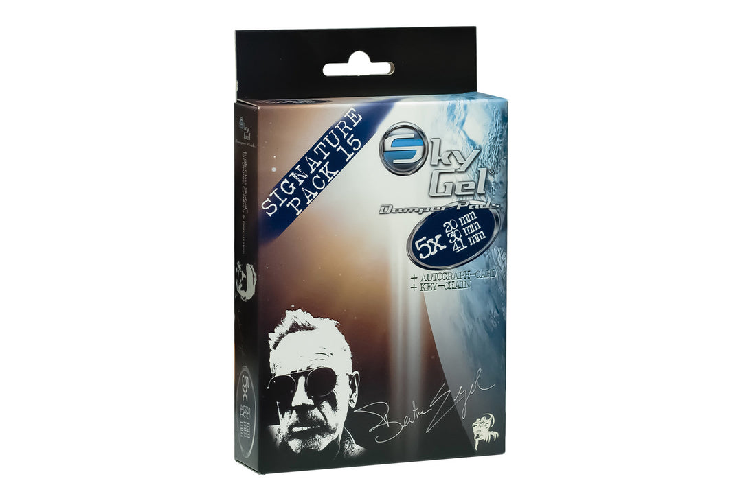 SKY Music Pad per batteria SkyGel Signature Edition Bertram Engel - Gentian Blue (SG15BERGB)