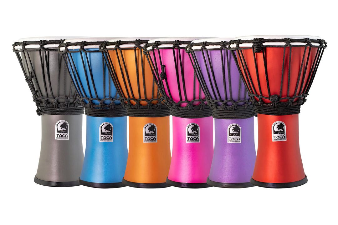 Toca Djembe Freestyle Colorsound Matte - TFCDJ-7MTPK (Set - 6 articoli)