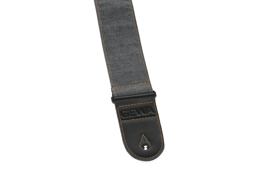 GEWA Chitarre Cinghie Nuovi colori - grigio acciaio (60 mm)