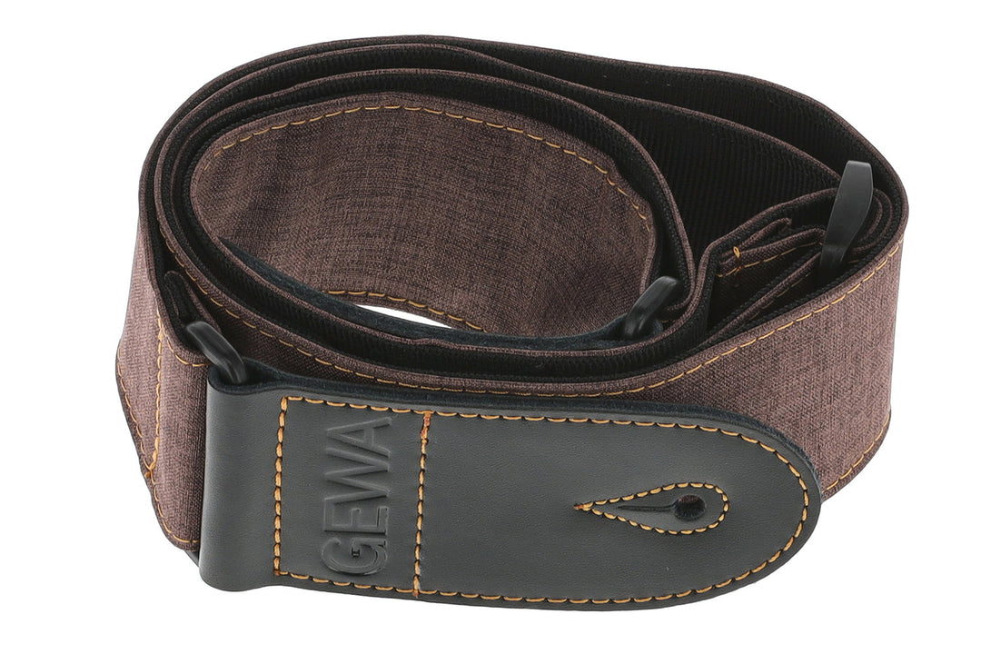 GEWA Chitarre Cinghie Nuovi colori - marrone terra (60 mm)