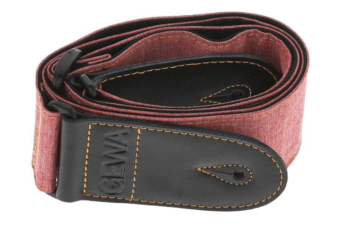GEWA Cinghie per Chitarre New Colours - red berry (60 mm)