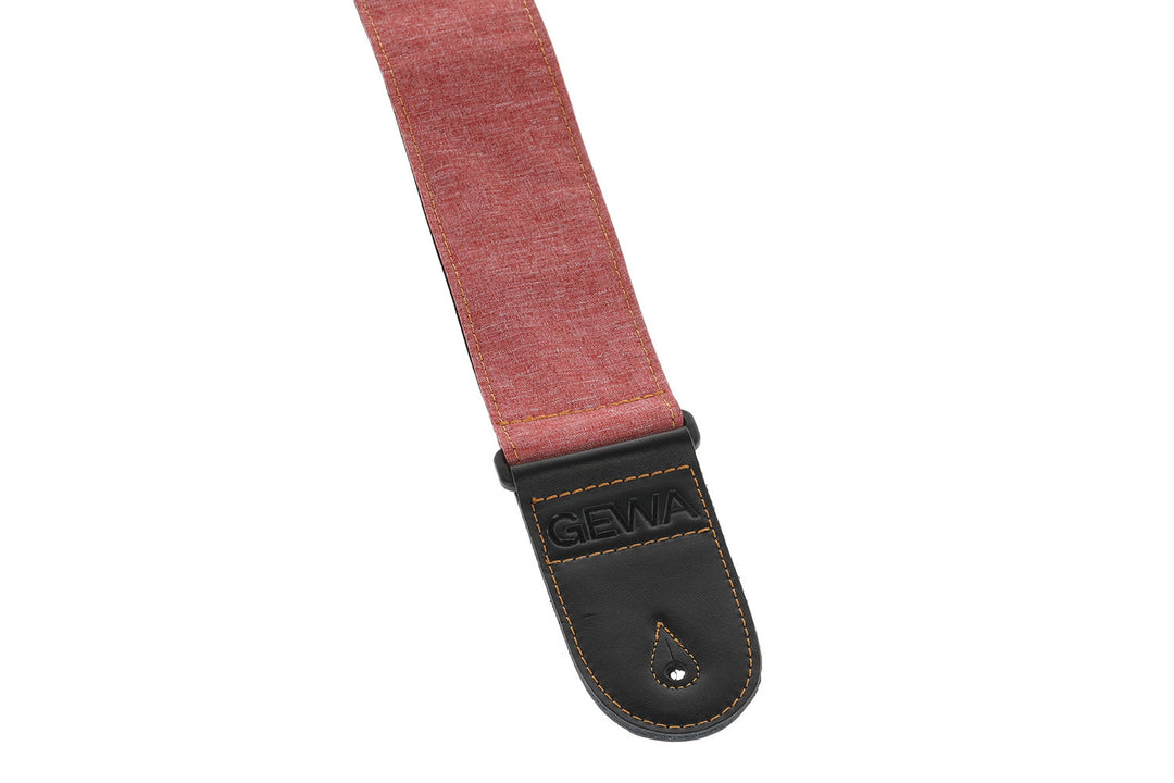 GEWA Cinghie per Chitarre New Colours - red berry (60 mm)