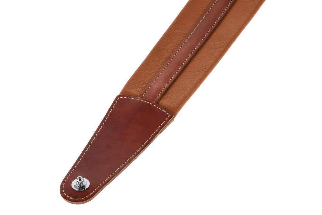 GEWA Tracolle per Chitarre Prestige 65 imbottite Security Locks - dry sand/brown