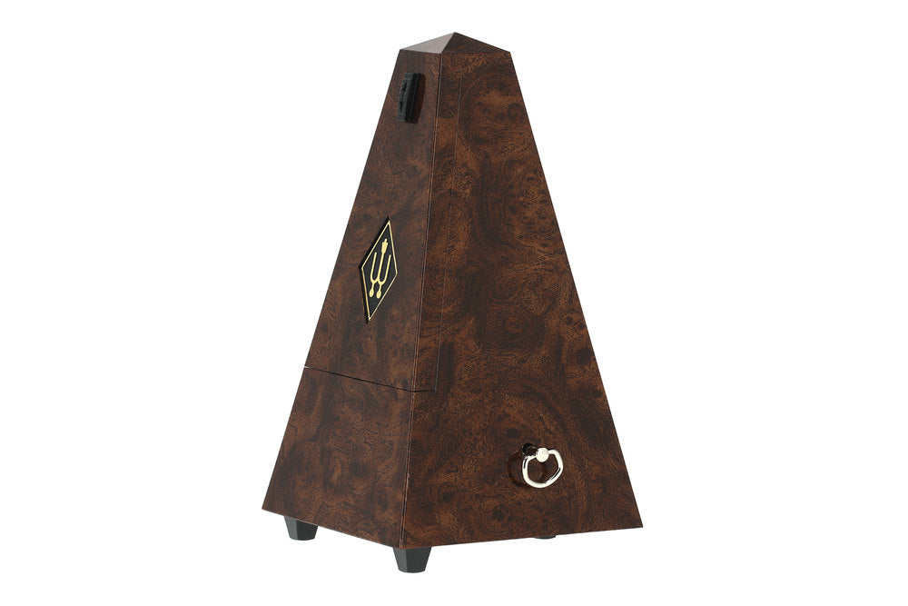 Wittner metronomo a piramide Designer Series 845001, legno burl