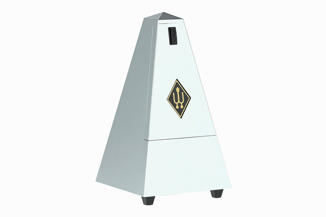 Wittner Metronomo a forma di piramide - Argento opaco brillante 845202