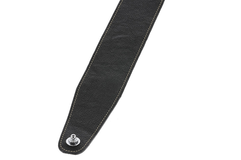 GEWA Premium Pattern 65 tracolla per chitarra con Security Locks, nero satinato