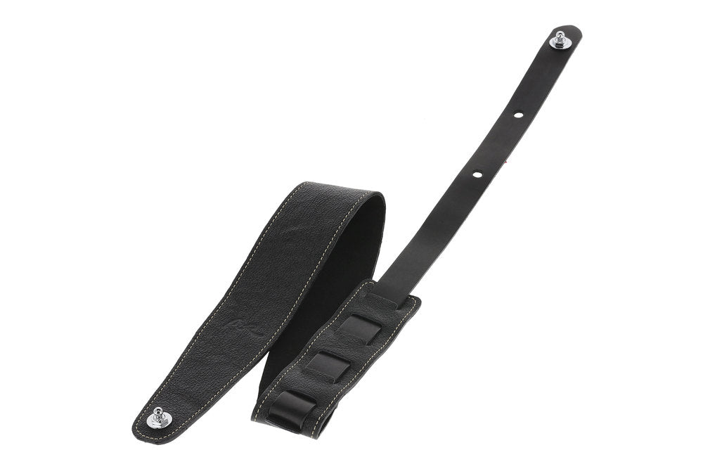 GEWA Premium Pattern 65 tracolla per chitarra con Security Locks, nero satinato