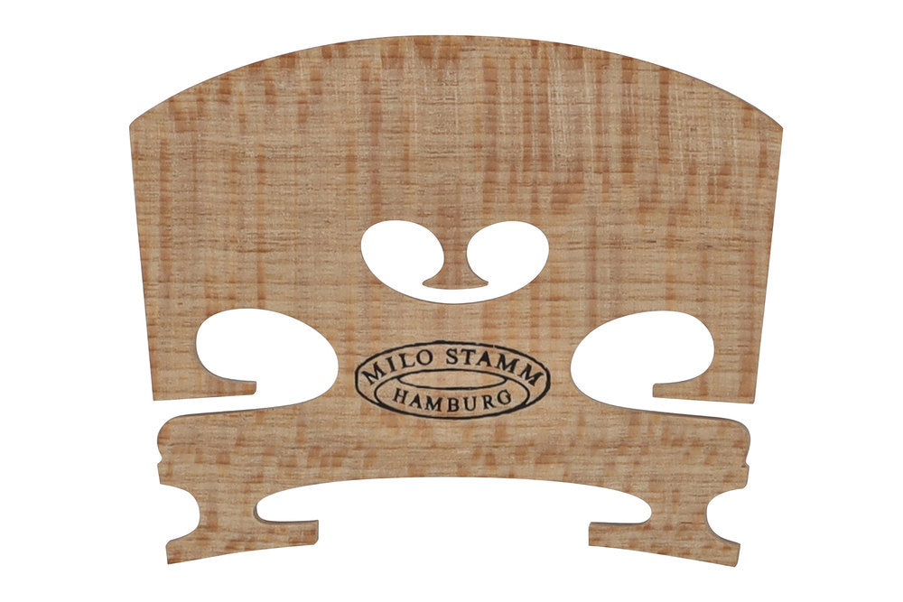 Ponticello per violino Milo Stamm Student modello E, piedi pretagliati, 1/8