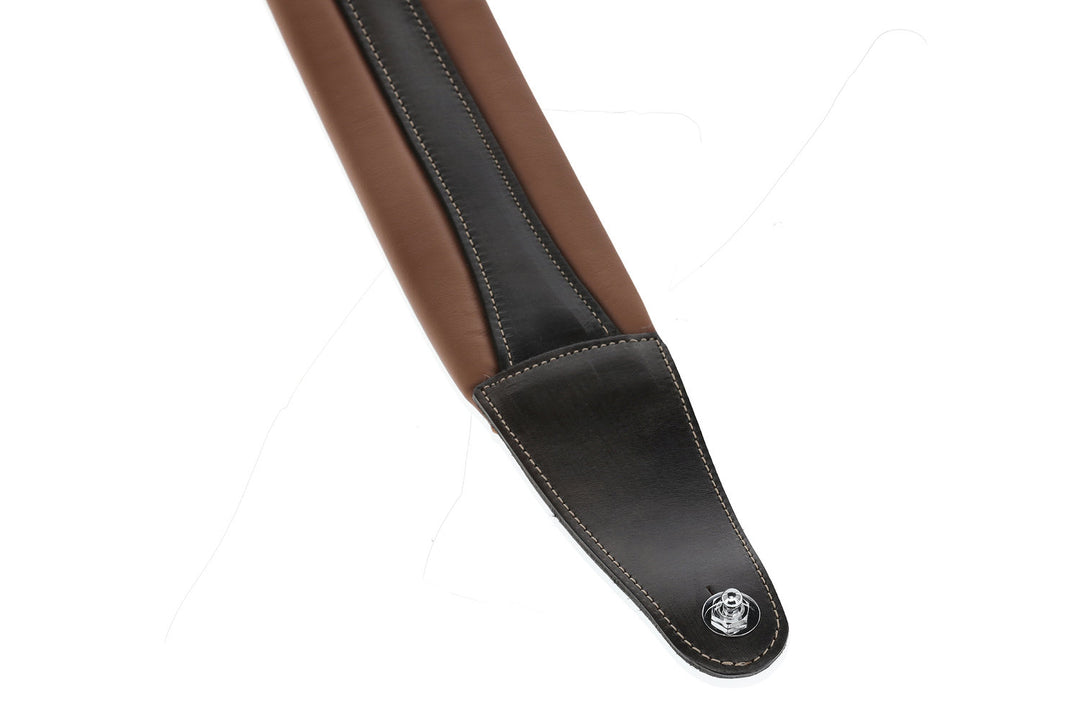 GEWA tracolle per chitarre Prestige 85 imbottite Security Locks - marrone/nero