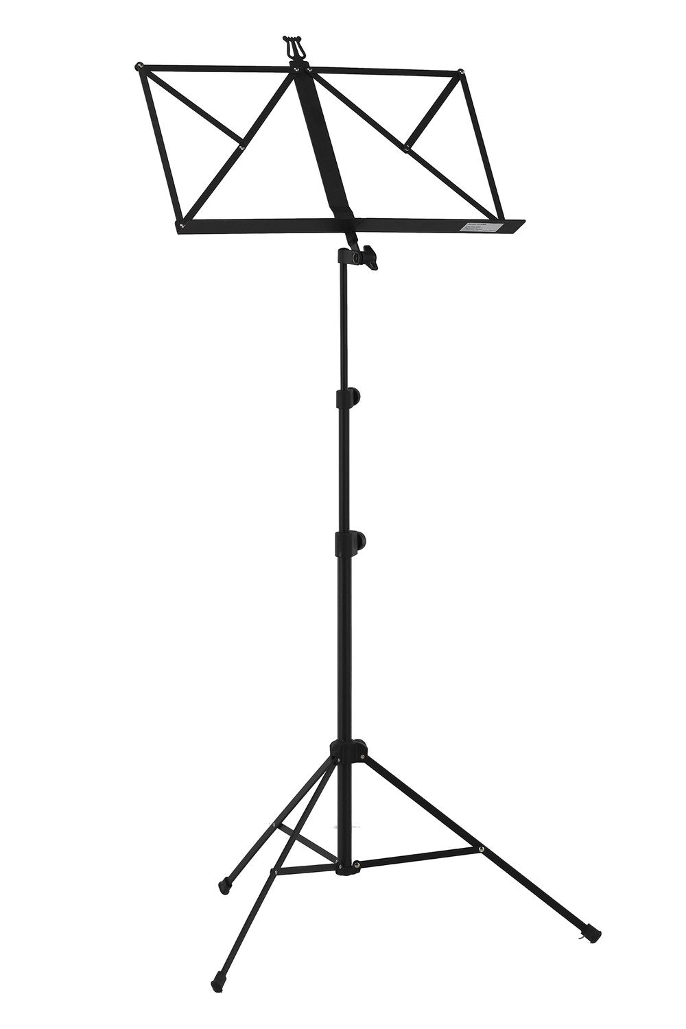 GEWA leggio leggero, nero, da 50 a 102 cm, con custodia
