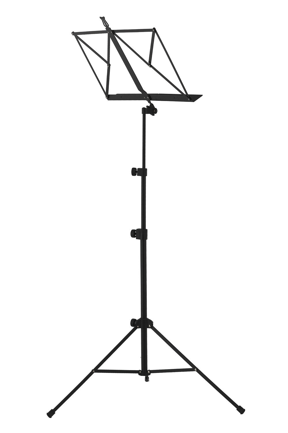 GEWA leggio leggero, nero, da 50 a 102 cm, con custodia