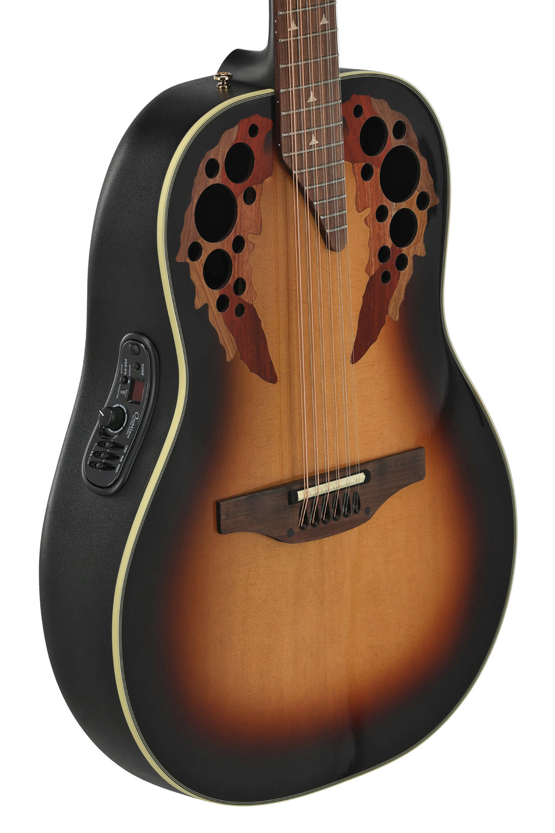 Ovation E-Acoustic Chitarre Pro Series Elite Deep Bowl Non-Cutaway 12 corde - Sunburst (1758-1-G)