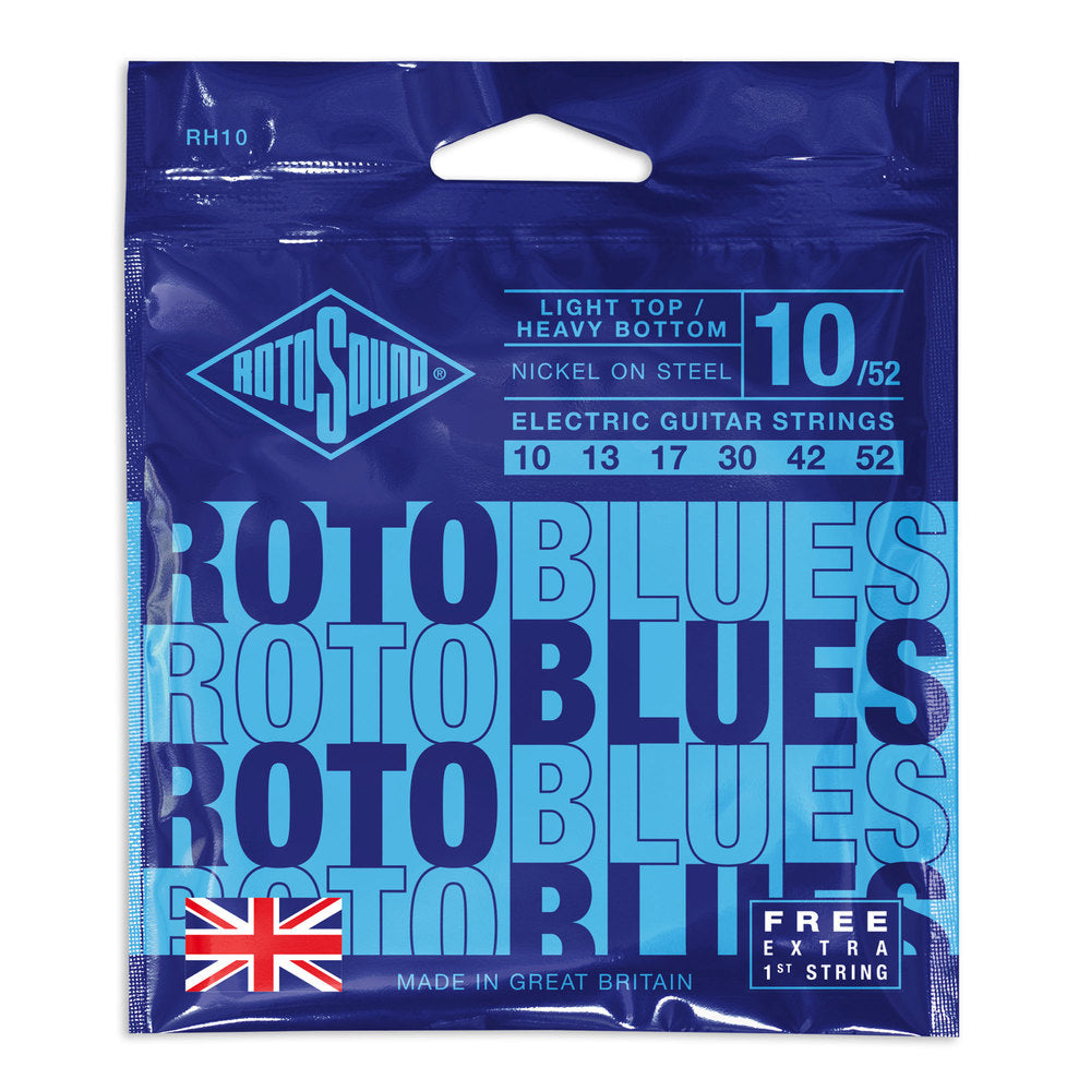 Rotosound Roto Blues RH10 corde per chitarra elettrica 10-52