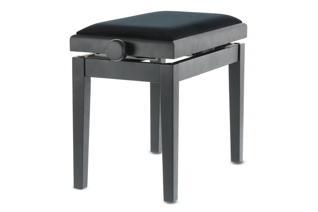 GEWA Panca per pianoforte Deluxe - Black opaco (seduta Black)