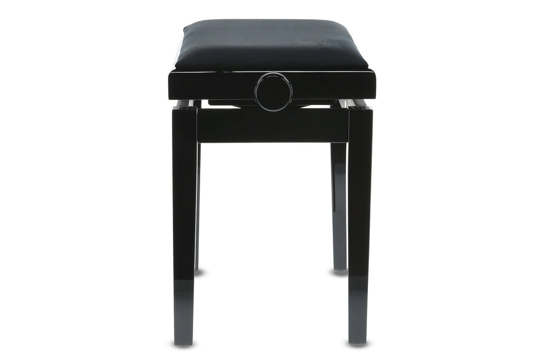 GEWA Panchina per pianoforte Deluxe - Black high gloss (seduta nera)