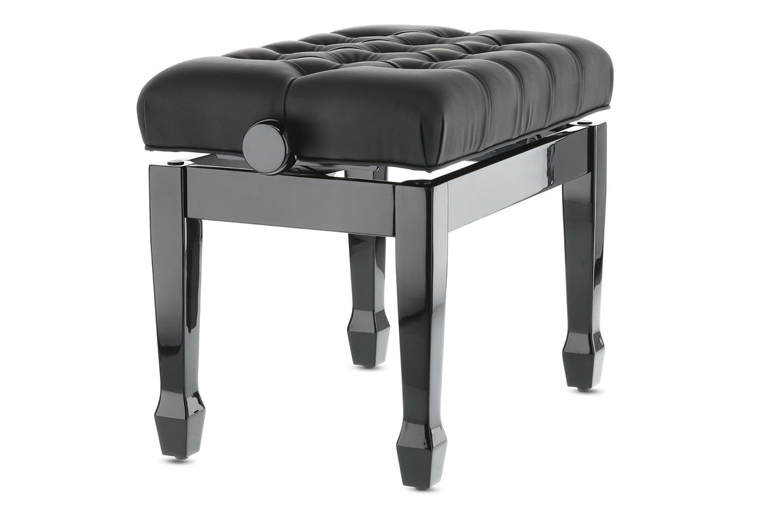 GEWA Piano bench Deluxe XL Black lucido - Black cover