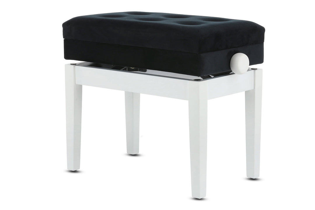 GEWA Panchetto per pianoforte Deluxe Compartment - White opaco