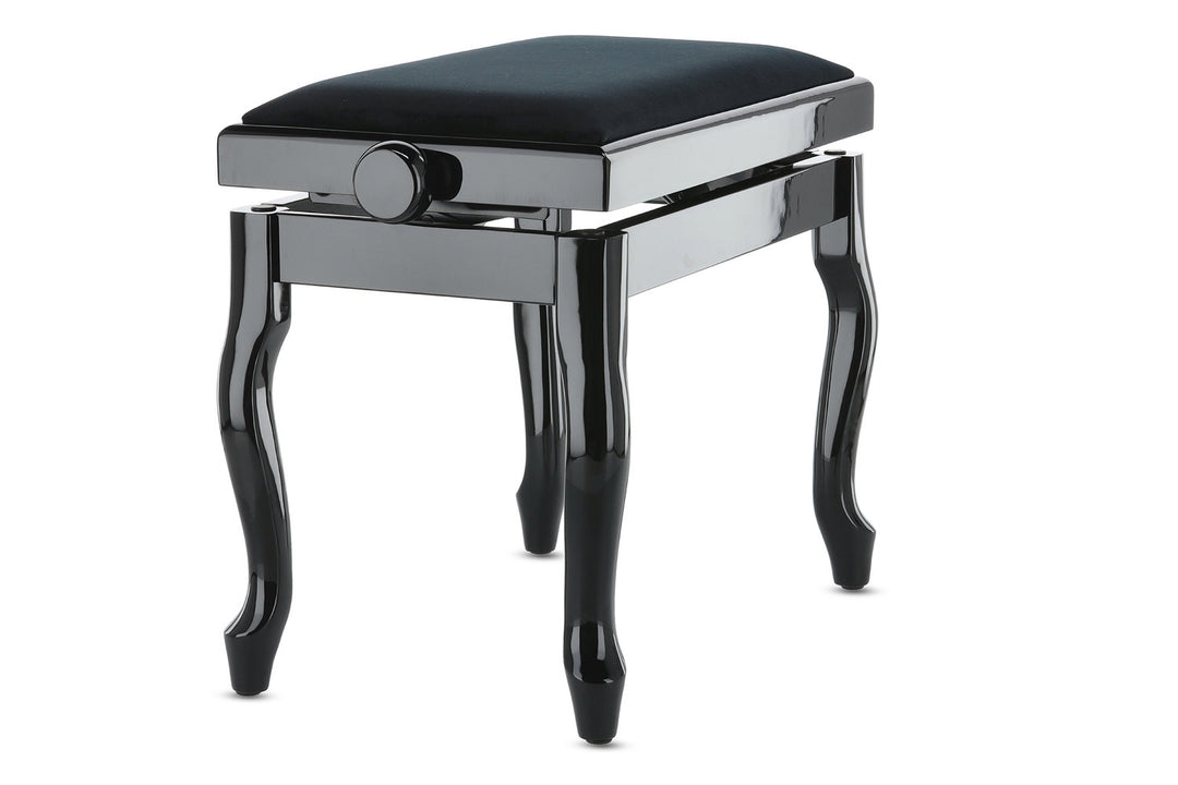 GEWA Panca per pianoforte Deluxe Classic - Black highgloss