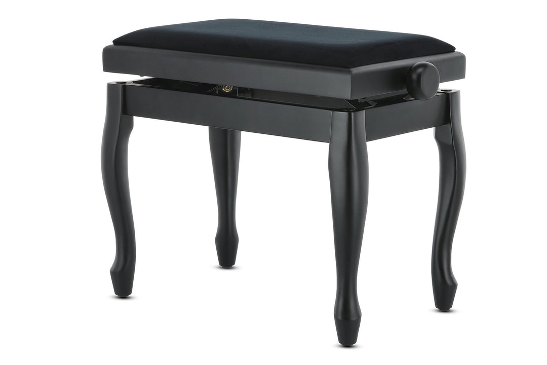 GEWA Panca per pianoforte Deluxe Classic - Black opaco