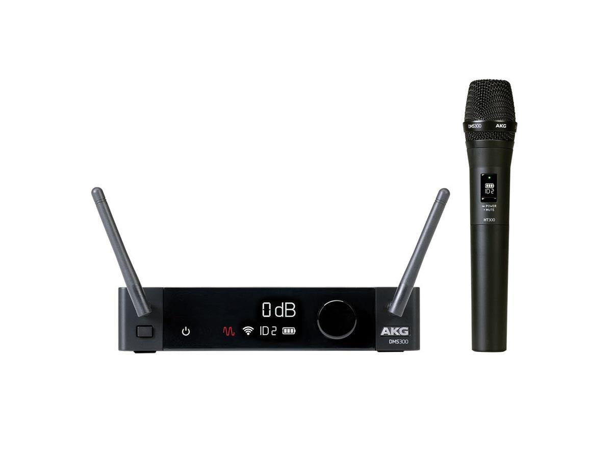 AKG DMS300 Trådløst Vokalsæt 2,4 GHz | 8 Kanaler | Digital 24-bit/48 kHz