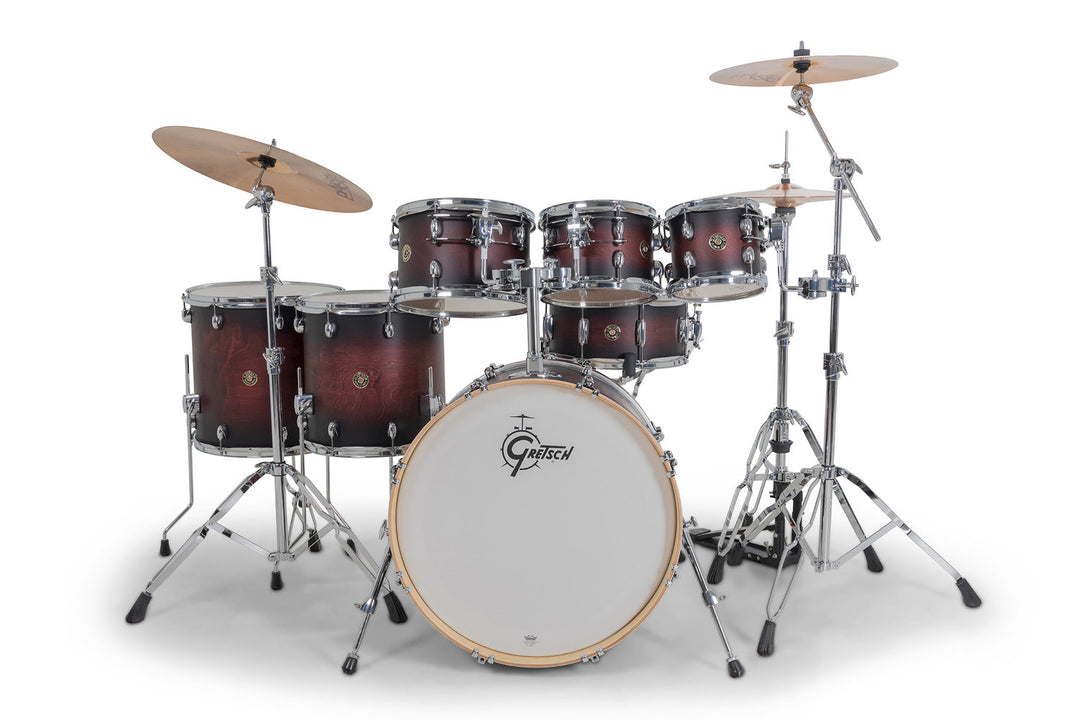 set di fusti Gretsch Catalina Maple - Satin Deep Cherry Burst (CM2-E627-SDCB)
