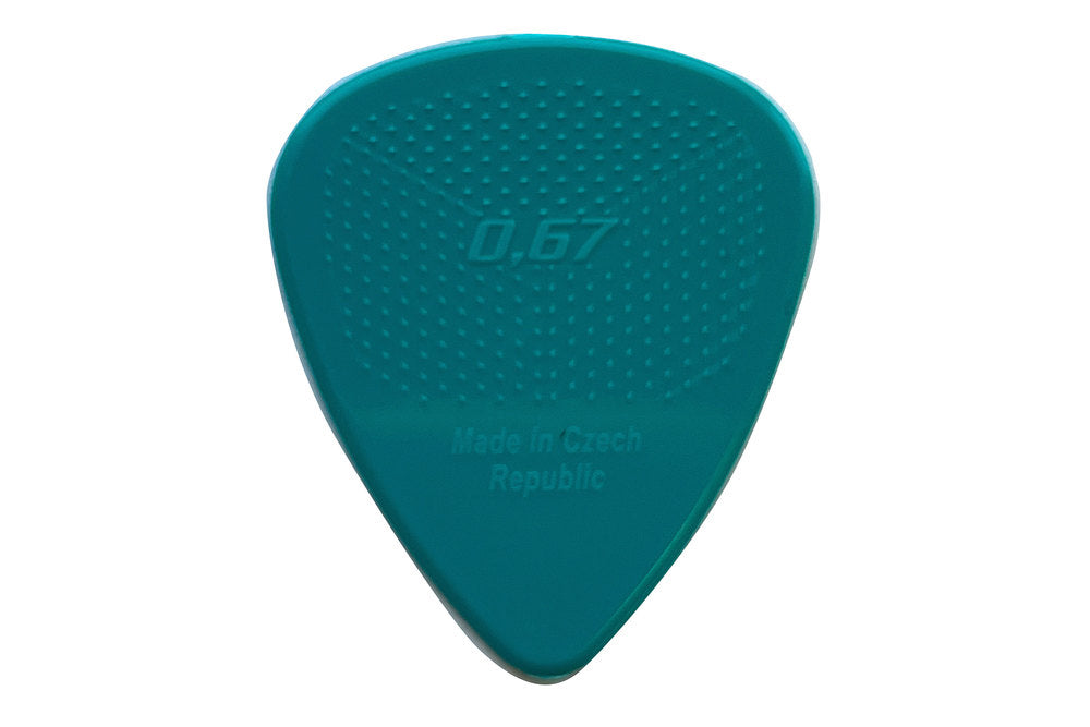 D-Grip Janicek Standard 351 plettri, 0,67 mm, turchese, 12 pezzi