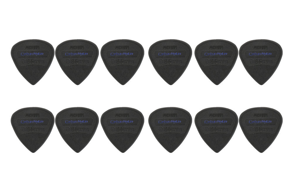 Pick Boy Carbon Nylon plettri, Edge, 0,88 mm medium, 12 pz.