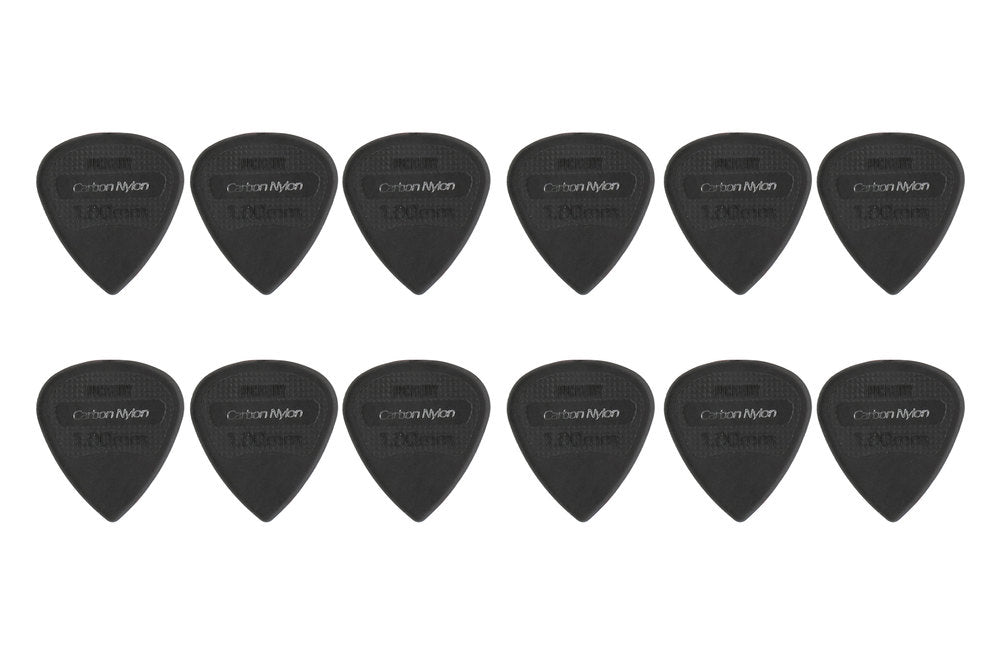 Plettri Pick Boy Carbon Nylon, Edge, 1,00 mm heavy, 12 pz.