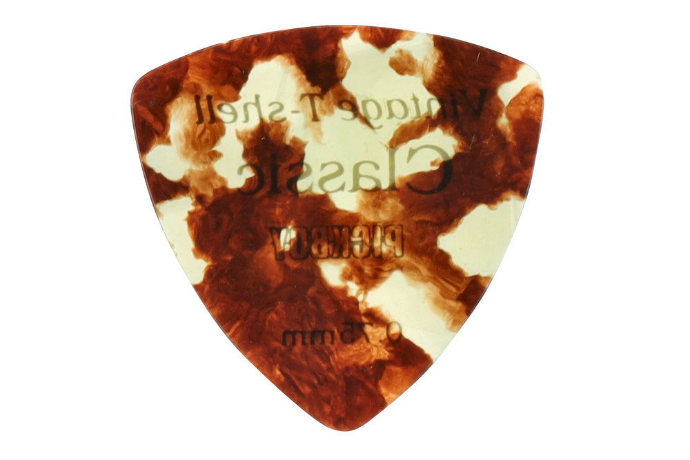 Plettri Pick Boy Vintage Classic T-Shell, triangolari, 0,75 mm, 8 pz.