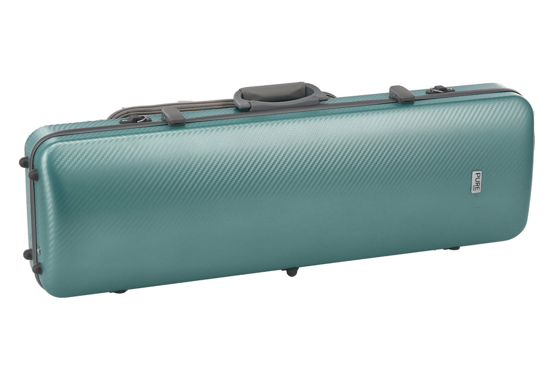 PURE GEWA Custodia per Violini Polycarbonate FUN - 4/4 - 1/2 (Green / Black)