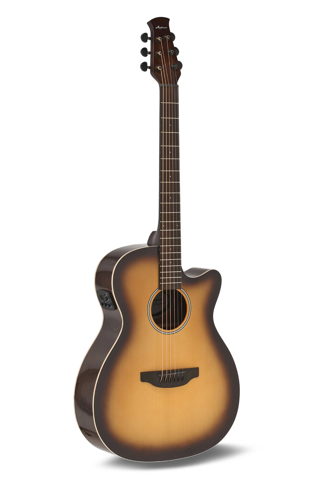 Applause Chitarra elettrica acustica Jump OM Electro Cut Gloss - Tobacco Burst (AEO-69-TB)