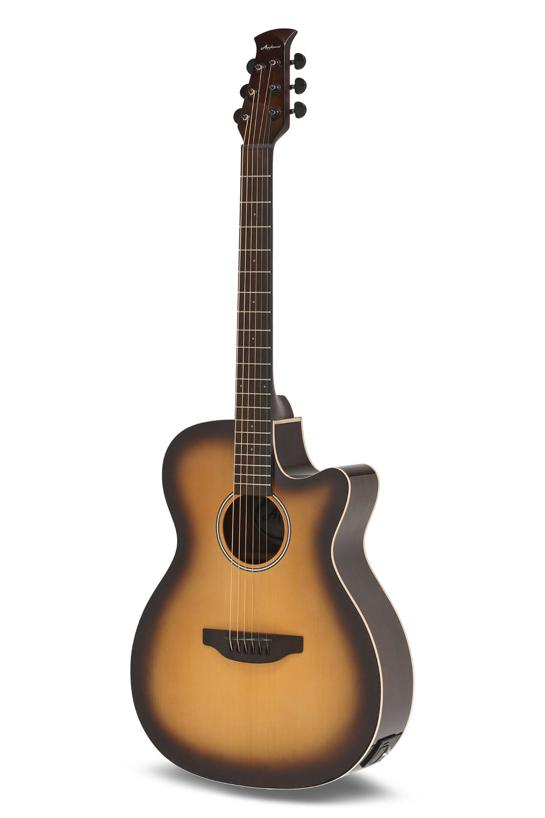 Applause Chitarra elettrica acustica Jump OM Electro Cut Gloss - Tobacco Burst (AEO-69-TB)