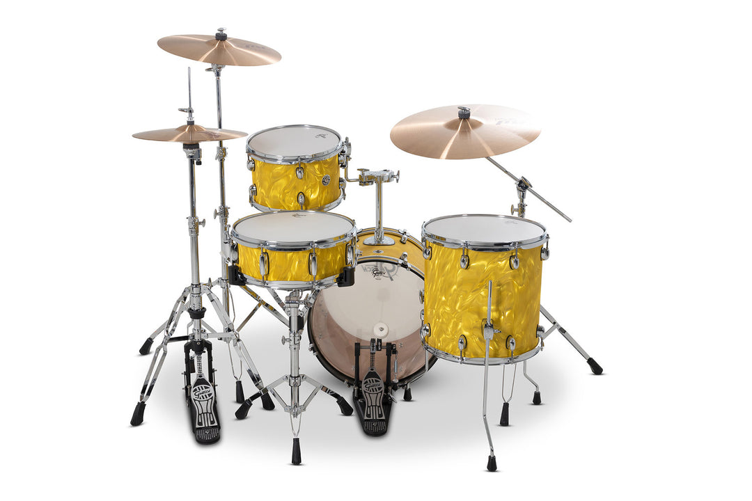 Gretsch set di fusti Catalina Club - Yellow Satin Flame (CC2-J484-YSF)