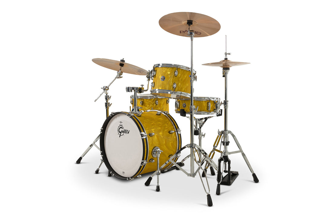 Gretsch set di fusti Catalina Club - Yellow Satin Flame (CC2-J404-YSF)