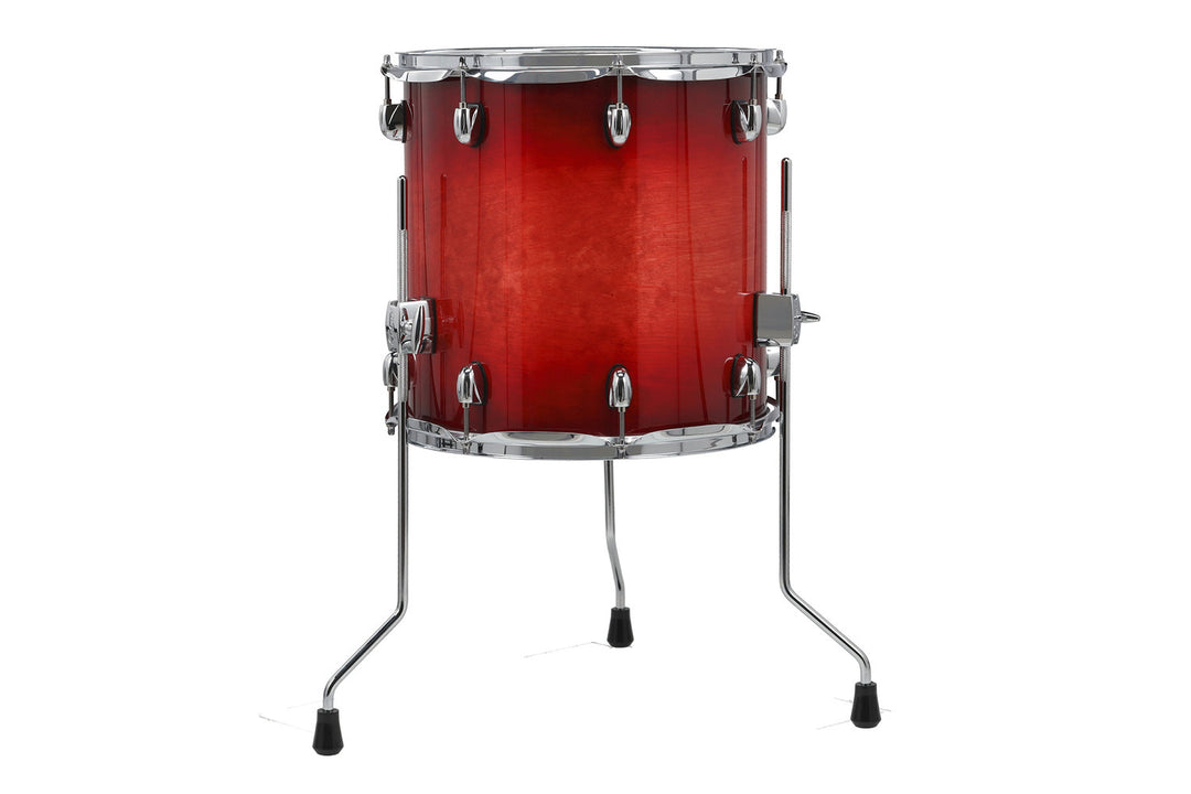 Gretsch Tom da pavimento Catalina Club - Sfumatura cremisi lucida (CC2-1414F-GCB)
