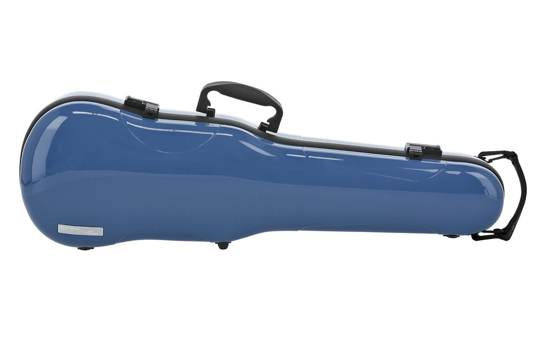 Custodie sagomate per Violini GEWA Air 1.7 - blu lucido (con maniglia laterale)