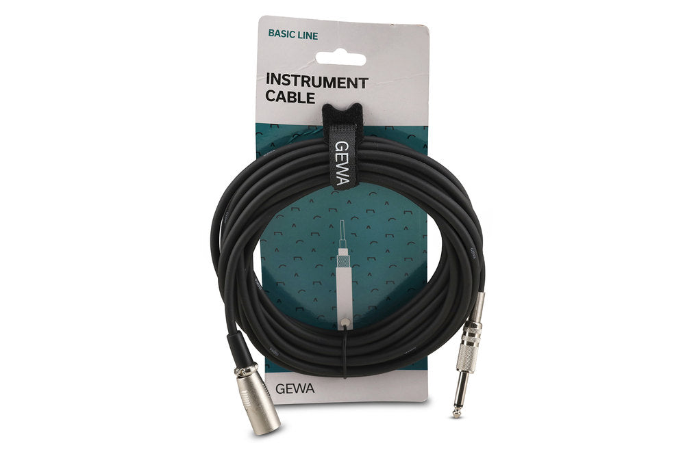 GEWA Basic Line cavo per strumenti 6 m, mono-jack a XLR maschio
